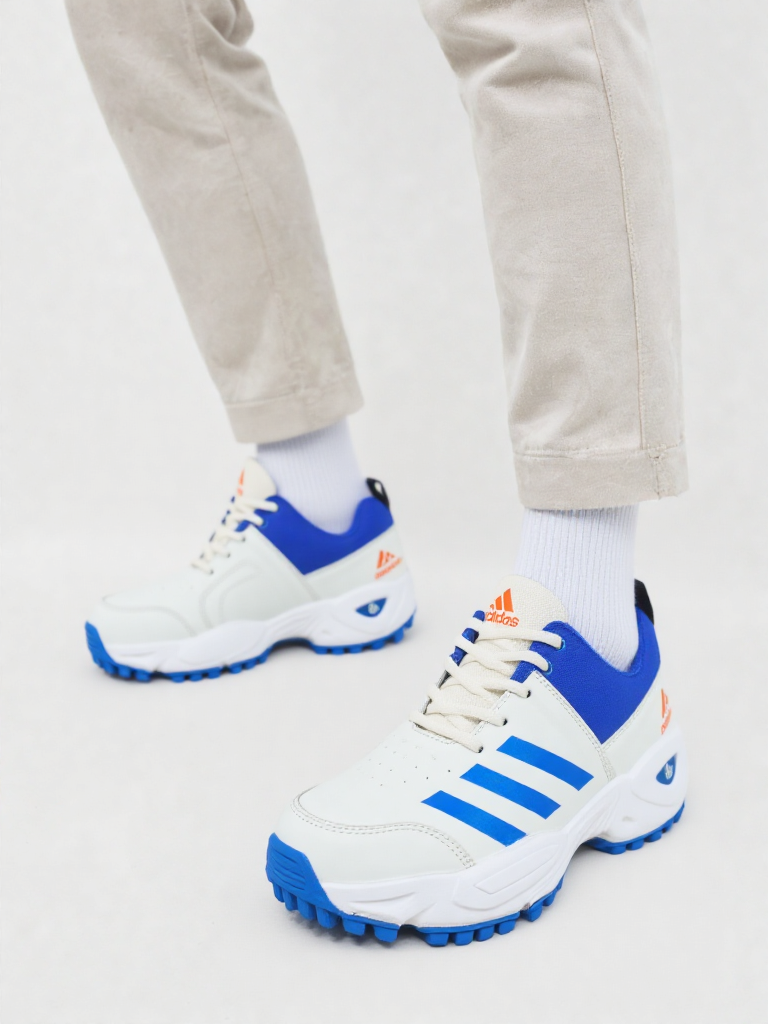 Adidas Solo-3 Sports Gripper White-Blue