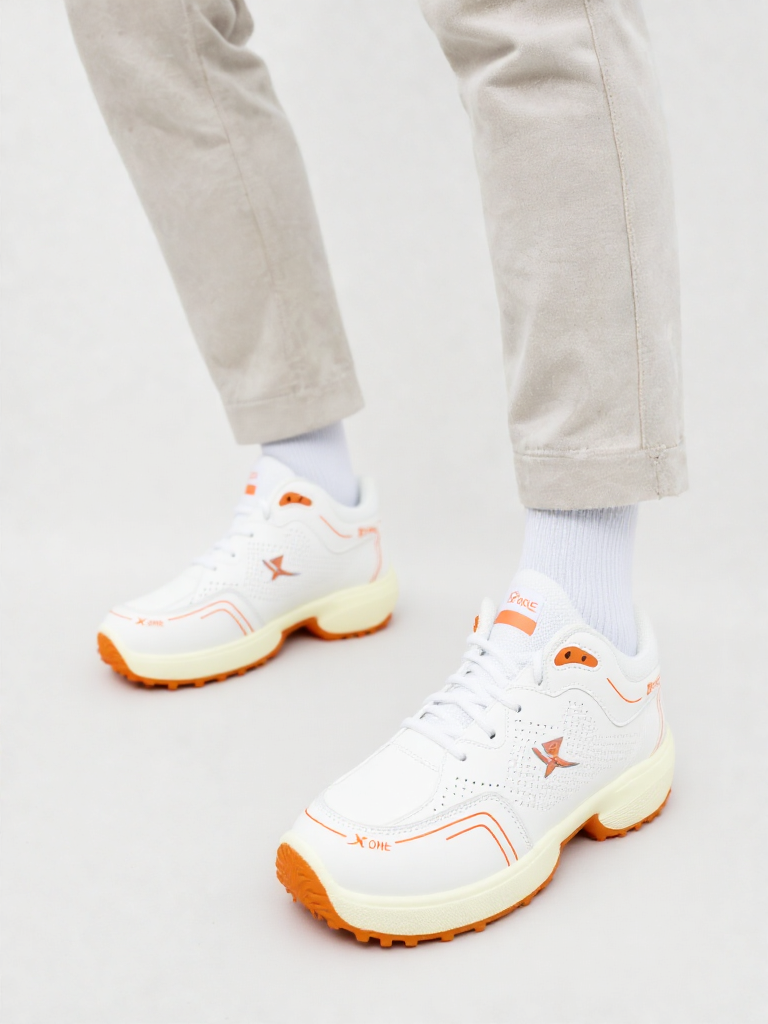 X -ONE GRIPPER SHOES-WHITE ORANGE -1004