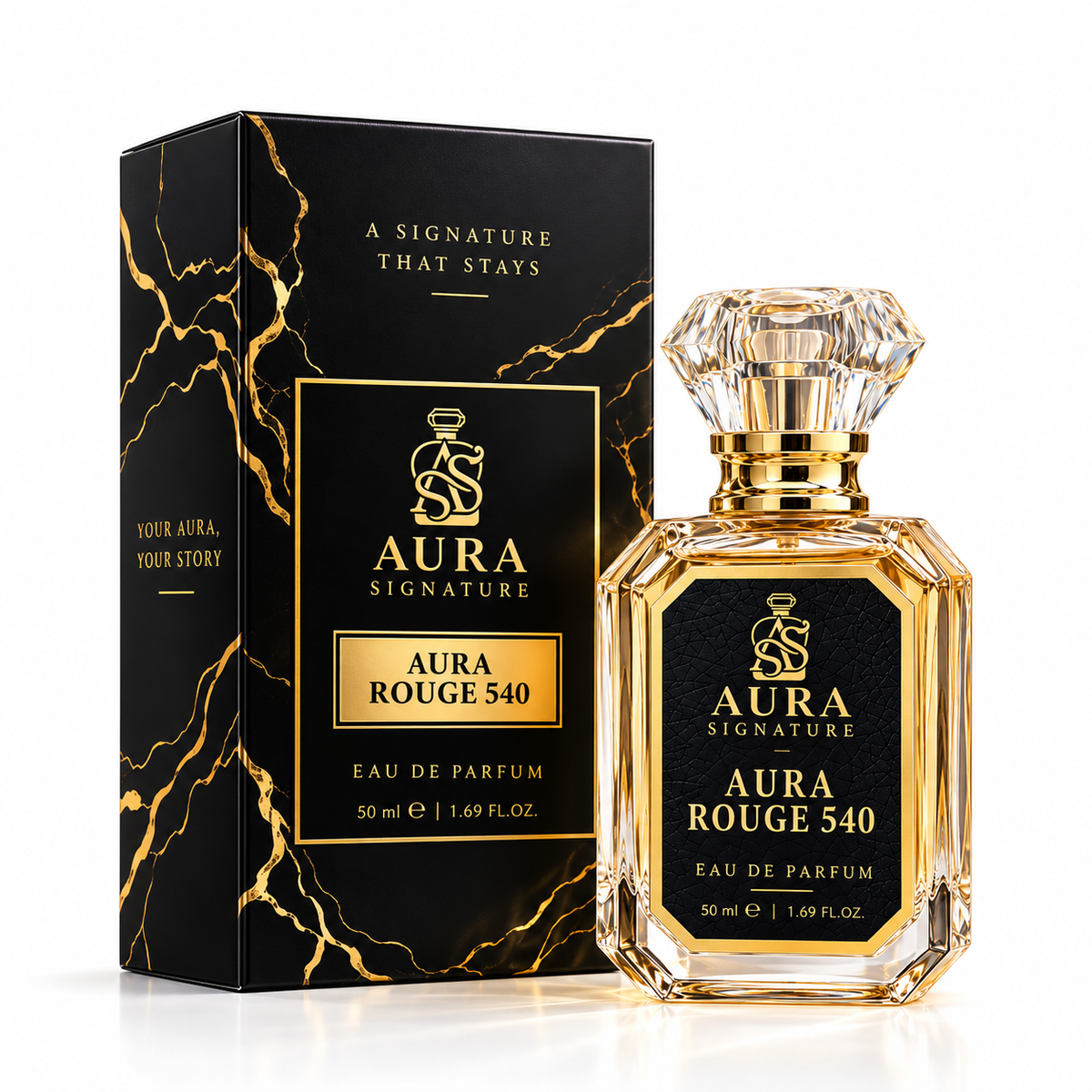 AURA ROUGE 540 – Luxury Eau de Parfume