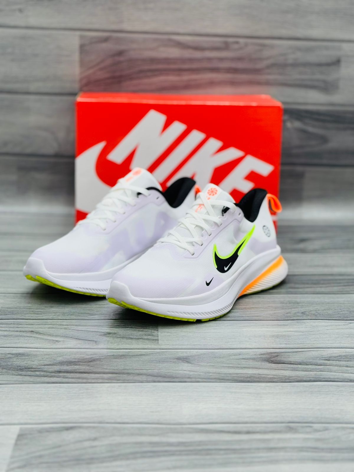 NA Airzoom Just Do It | White/Orange