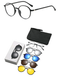 SIT TR90 Frame Magnetic Clip-On 6 in 1 Glasses for Unisex 2306T