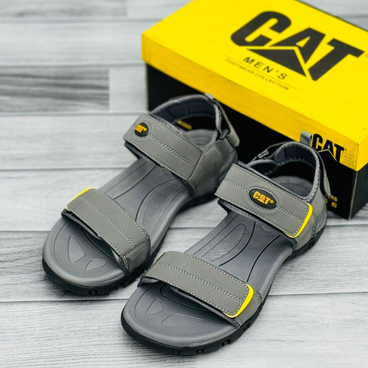 CAT Sandel GREY -YELLOW