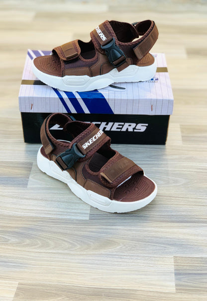 SKECHERS-BROWN