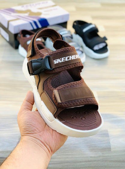 SKECHERS-BROWN