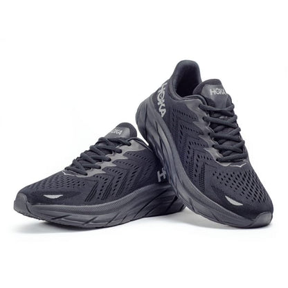 HOKA CLIFTON 8 BLACK DUO RUNNING SHOES