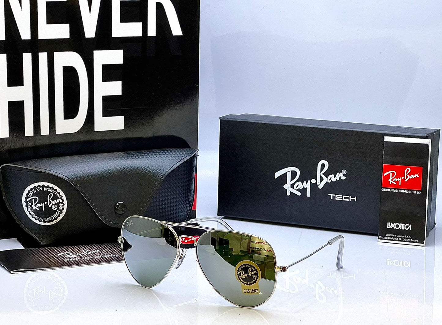 RAY BAN WITH BRAND BOX