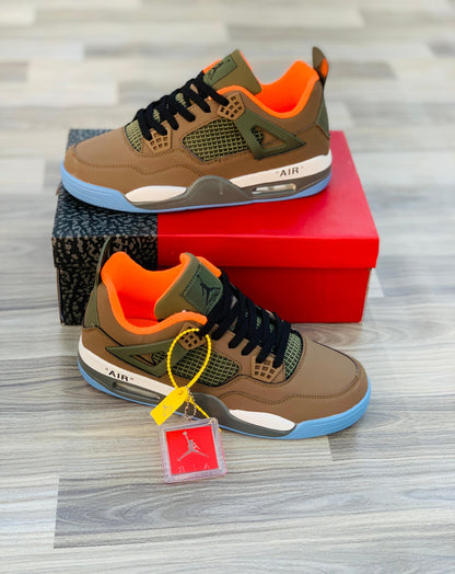 Air J 4 -BROWN-ORANGE