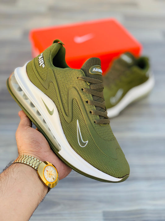 NIKE AIR MAX- GREEN-WHITE