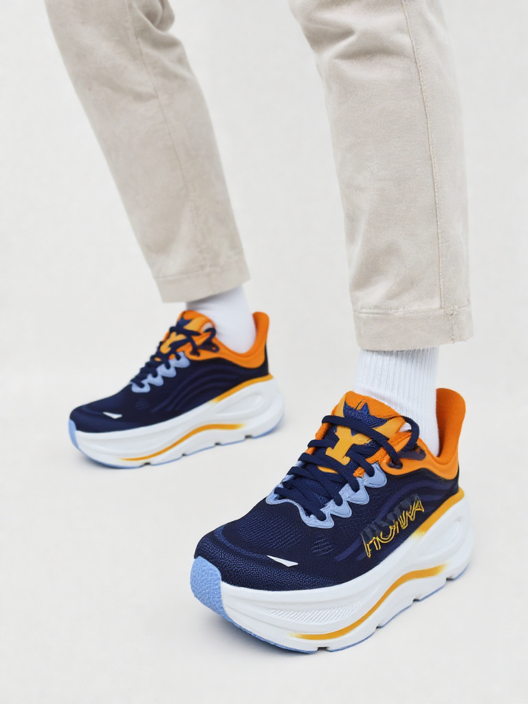 Horka Ultra-Cushioned Running Shoes Blue-Orange