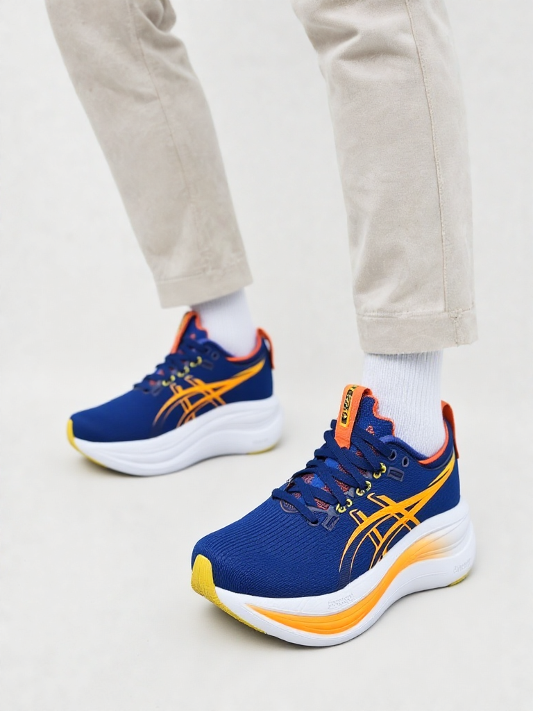 ASICS GEL-NIMBUS – Running Shoes Blue Orange