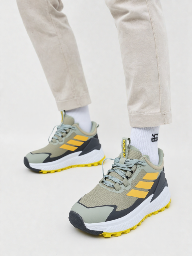 Adidas Terrex Free Hiker 2.0 Sports Shoes Green-Yellow