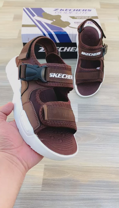 SKECHERS-BROWN