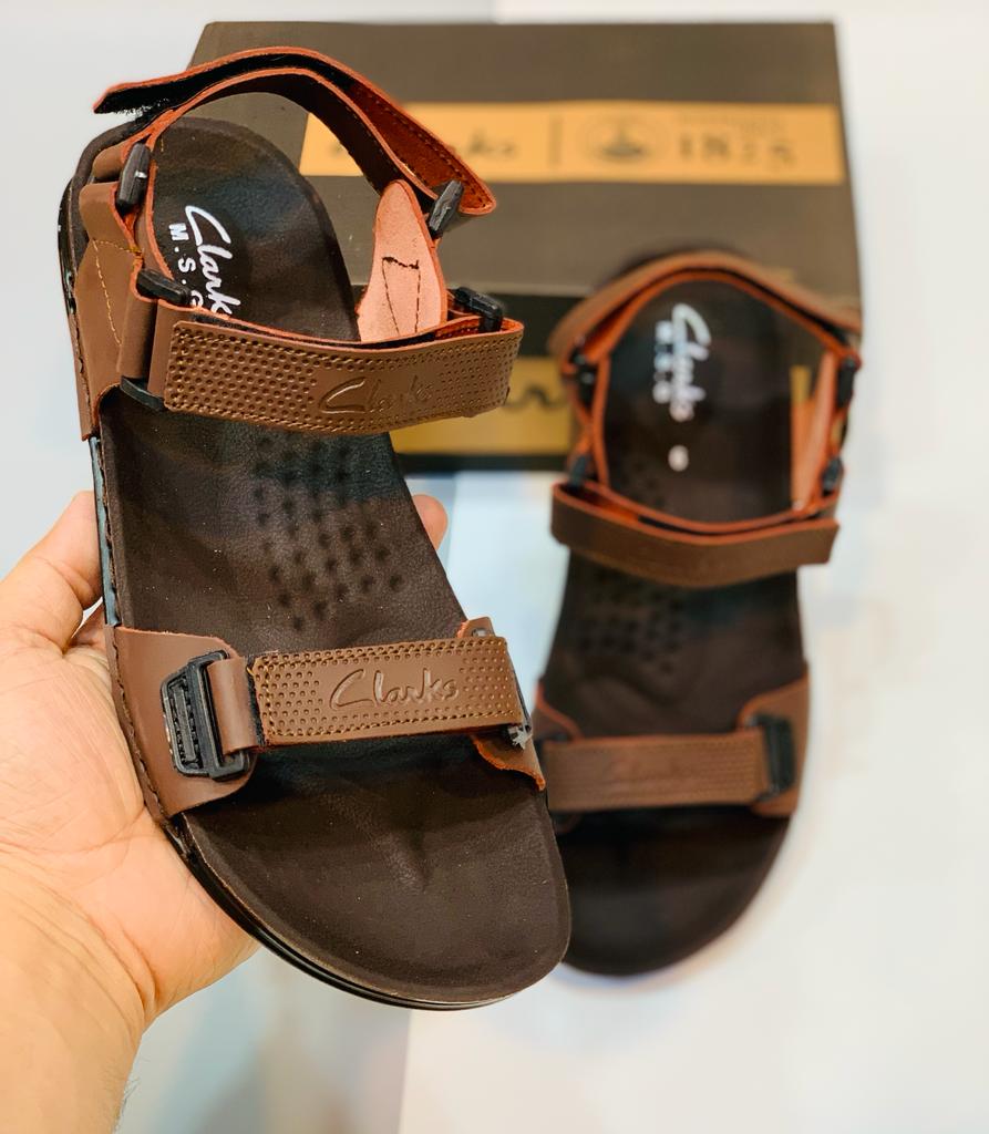 Clarks hotsell brown sandals